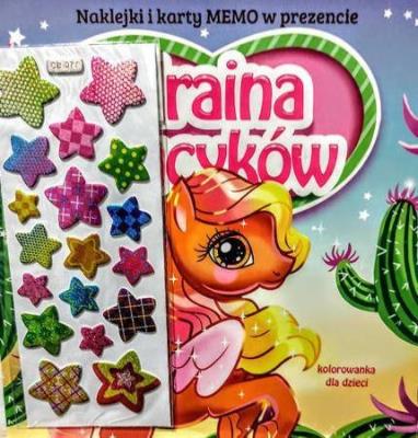 Okładka książki Kraina kucyków. Kolorowanka dla dzieci