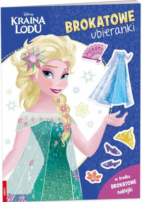Okładka książki Kraina Lodu Brokatowe ubieranki