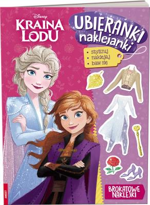 Okładka książki Kraina lodu Ubieranki naklejanki SDU-9111