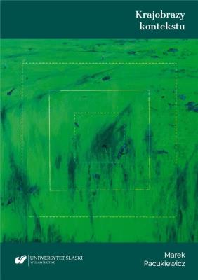 Okładka książki Krajobrazy kontekstu
