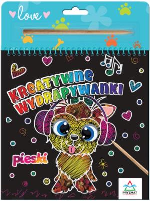 Okładka książki Kreatywne wydrapywanki. Pieski