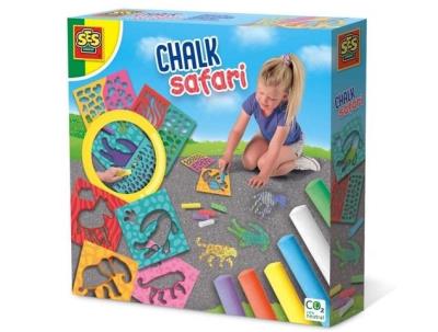 Opakowanie Kreda chodnikowa + szablony Safari