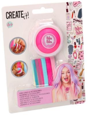Opakowanie Kreda do włosów akcesoria neon Create It! mix kolorów