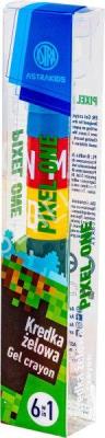 Kredka żelowa przekładana 6w1 Astrakids Pixel One. Wydawca: ASTRA art-pap. SmakLiter.pl Opakowanie Kredka żelowa przekładana 6w1 Astrakids Pixel One