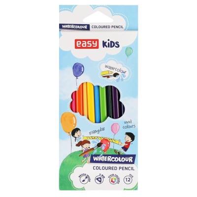 Opakowanie Kredki akwarelowe 12szt. + pędzel