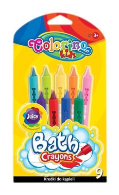 Opakowanie Kredki do kąpieli 9 kol.Colorino 345242