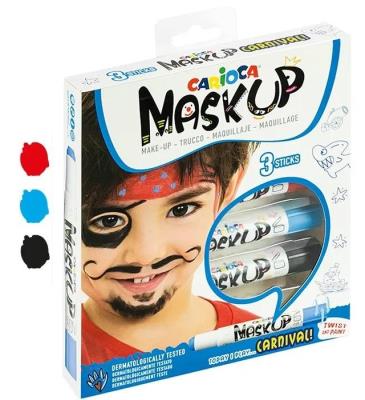 Opakowanie Kredki do twarzy MaskUP Carnival 3kol CARIOCA