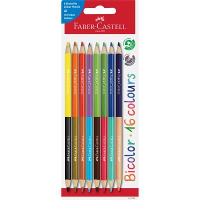 Kredki dwustronne 8 kolorów opakowanie blistrowe faber-castell. Wydawca: Faber-Castell. SmakLiter.pl Opakowanie Kredki dwustronne 8 kolorów opakowanie blistrowe faber-castell