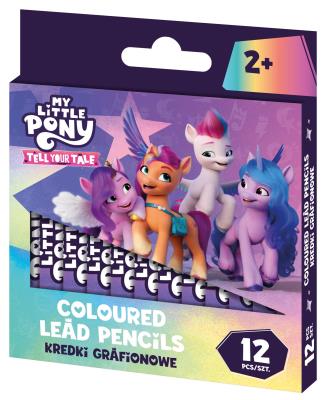 Opakowanie Kredki grafionowe My Little Pony 7/85 mm 12 kolorów