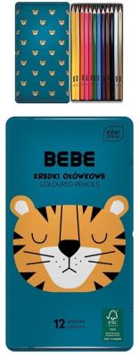 Opakowanie Kredki ołówkowe 12 kolorów BB Boys