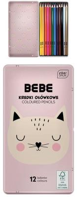 Opakowanie Kredki ołówkowe 12 kolorów BB Girl