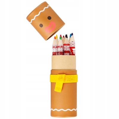 Opakowanie Kredki ołówkowe małe świąteczne 9szt
