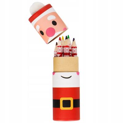 Opakowanie Kredki ołówkowe małe świąteczne 9szt