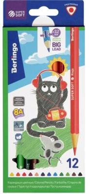 Opakowanie Kredki ołówkowe trójkątne SuperSoft 12 kolorów