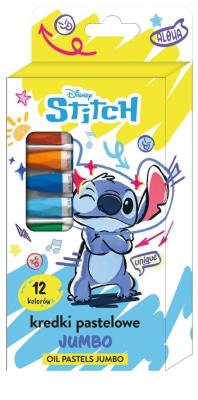 Opakowanie Kredki pastelowe Jumbo 12 kolorów Stitch