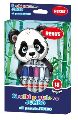 Opakowanie Kredki pastelowe jumbo 18 kolorów