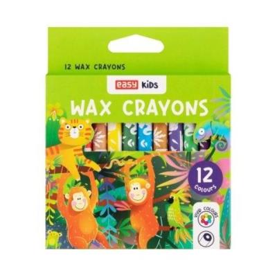 Opakowanie Kredki świecowe 12 kolorów EASY