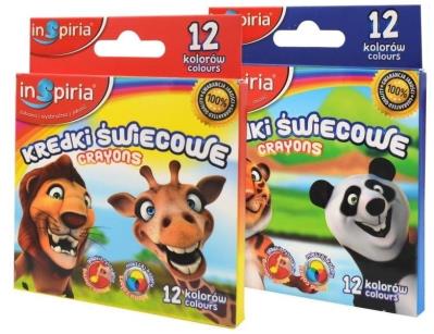 Opakowanie Kredki świecowe 12 kolorów