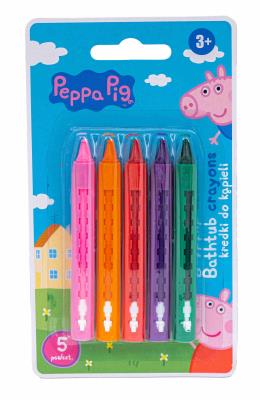 Kredki świecowe do kąpieli 5kol Peppa Pig ASTRA. Wydawca: ASTRA papiernicze. SmakLiter.pl Opakowanie Kredki świecowe do kąpieli 5kol Peppa Pig ASTRA