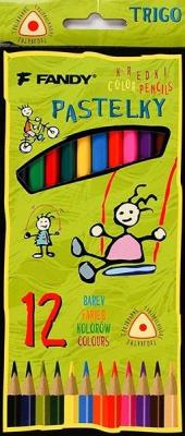 Opakowanie Kredki Trigo 12 kolorów