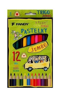 Opakowanie Kredki Trigo Jumbo 12 kolorów
