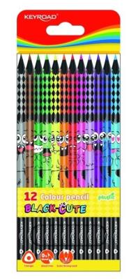 Opakowanie Kredki trójkątne 12 kolorów