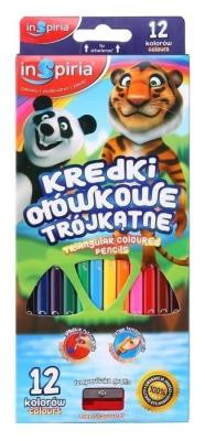 Opakowanie Kredki trójkątne 12 kolorów