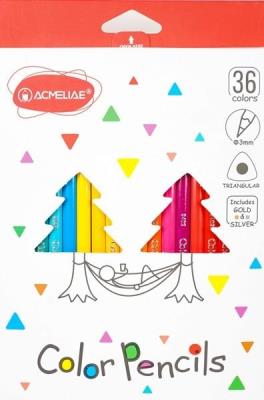Opakowanie Kredki trójkątne 36 kolorów