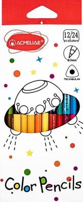 Opakowanie Kredki trójkątne Acmeliae 12=24 kolorów