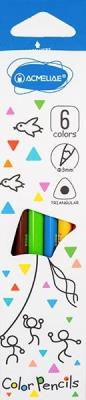 Opakowanie Kredki trójkątne Acmeliae 6 kolorów