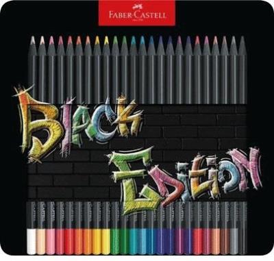 Opakowanie Kredki trójkątne Black Edition 24 kol. op. metal