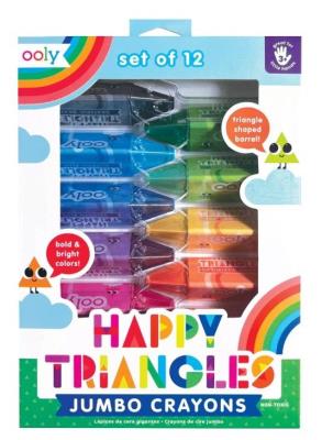 Opakowanie Kredki trójkątne jumbo Happy Triangles 12szt