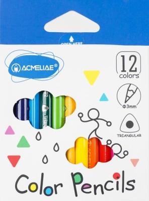 Opakowanie Kredki trójkątne mini 12 kolorów