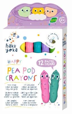 Kredki Uśmiechnięte fasolki 12 kolorów. Wydawca: AVENIR. SmakLiter.pl Opakowanie Kredki Uśmiechnięte fasolki 12 kolorów