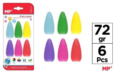 Opakowanie Kredki woskowe kształt łapek 6 kol 6szt