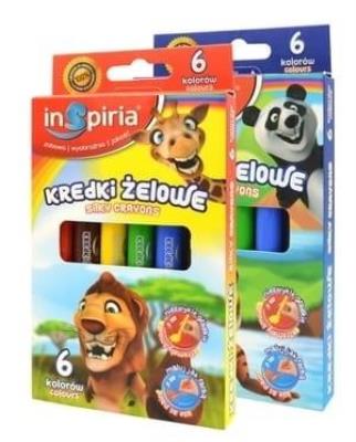 Opakowanie Kredki żelowe 6 kolorów