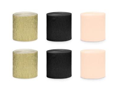 Opakowanie Krepa 5cmx10m 6szt MIX