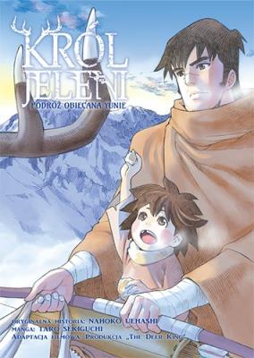 Król jeleni. Podróż obiecana Yumie. Autor: Tarou Sekiguchi, Nahoko Uehashi. SmakLiter.pl Okładka książki Król jeleni. Podróż obiecana Yumie