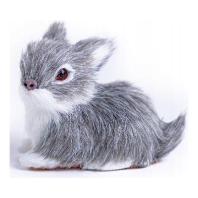 Opakowanie Króliczek dekoracyjny Deco szary 5,5 cm
