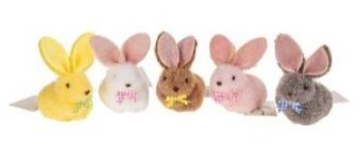 Opakowanie Króliczki na klamerce 5x6x5cm MIX