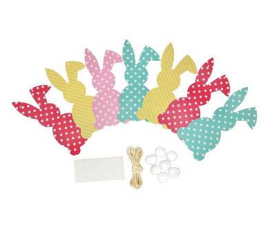 Opakowanie Króliczki z pomponikami - girlanda zrób to sam