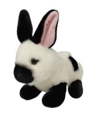 Opakowanie Królik biało-czarny19cm