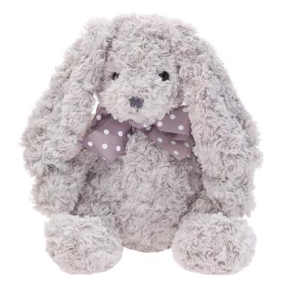 Opakowanie Królik Caramen szary z kokardą 20cm