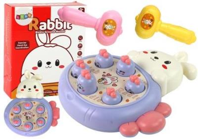 Opakowanie Królik do zbijania marchewki Whac-A-Mole fiolet