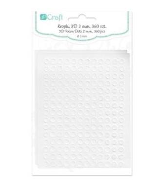 Kropki 3D 5x2mm 360szt. Wydawca: Dalprint. SmakLiter.pl Opakowanie Kropki 3D 5x2mm 360szt