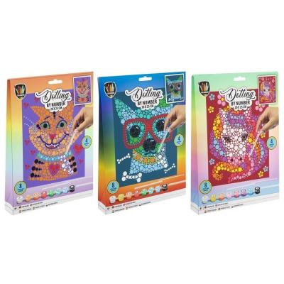 Opakowanie Kropkowanie po numerach 20x25cm mix