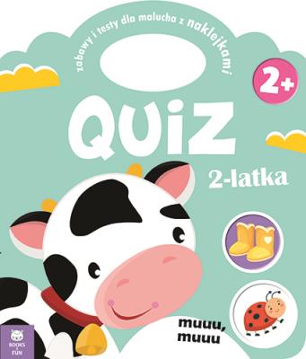 Okładka książki Krówka. Quiz 2 latka
