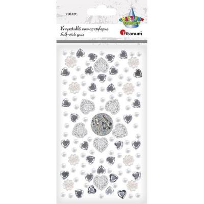 Opakowanie Kryształki samoprzylepne 118szt mix