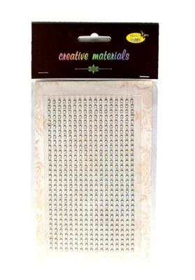 Opakowanie Kryształki samoprzylepne 3mm 527szt opalizujący