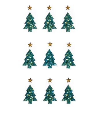 Opakowanie Kryształki samoprzylepne choinki gwiazdki 18szt